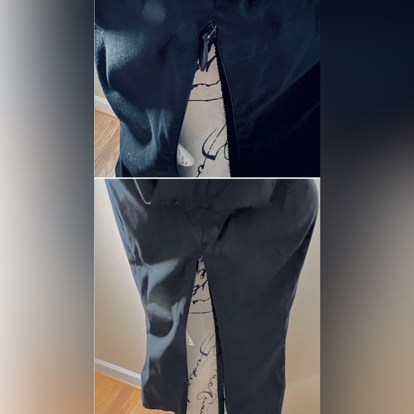 Armani Collezioni US6 Killer Vintage/Blk Top button pullover side-zip 🤩 blouse - Picture 8 of 16